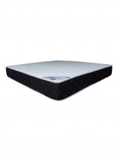 Pocketed Spring Mattress White/Black 200x200x28cm