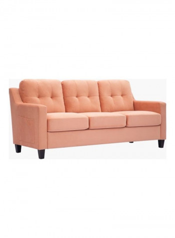 Cooper 3-Seater Sofa Pink 195x91x88.5cm