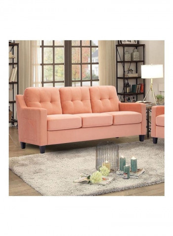 Cooper 3-Seater Sofa Pink 195x91x88.5cm