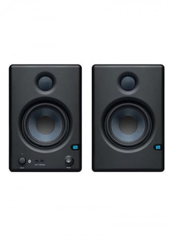 2-Piece Eris E4.5 Studio Monitors Bluetooth Speakers 4.5BT Black