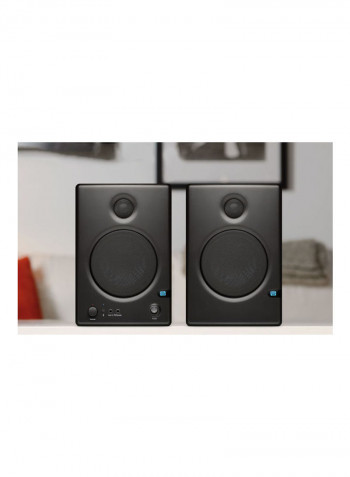 2-Piece Eris E4.5 Studio Monitors Bluetooth Speakers 4.5BT Black