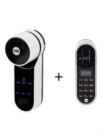 Fingerprint Wall Reader For ENTR Door Lock Black