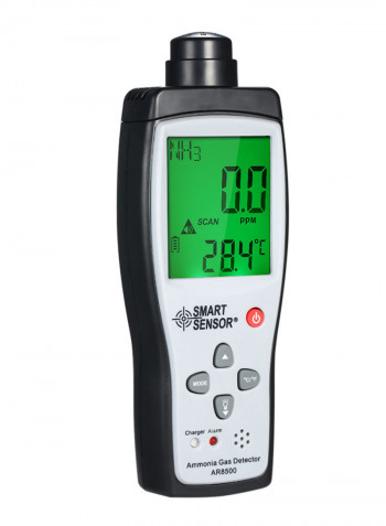 Digital Portable Automotive Ammonia Gas Tester Monitor Black/White 0.735kg