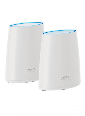 NETGEAR Orbi Mesh WiFi System (RBK40) White/Blue