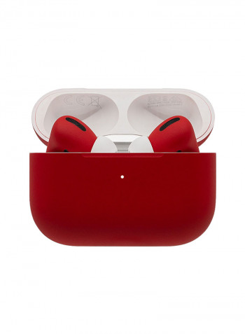 Custom Painted Earphones Matte Finish Ferrari Red