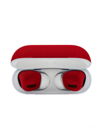 Custom Painted Earphones Matte Finish Ferrari Red