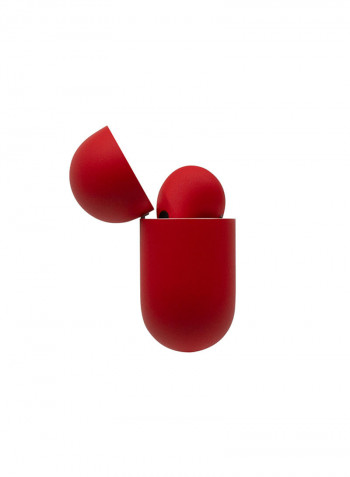 Custom Painted Earphones Matte Finish Ferrari Red