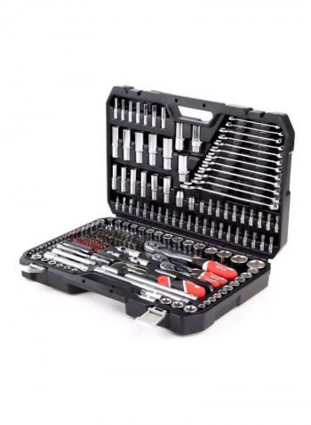 216-Piece Socket Set Silver/Black