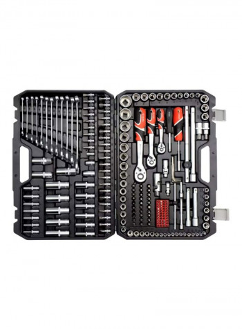 216-Piece Socket Set Silver/Black