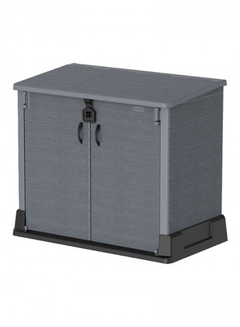 Cedargrain Outdoor Resin Storage Grey 130x74x110cm