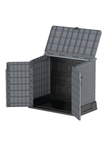 Cedargrain Outdoor Resin Storage Grey 130x74x110cm