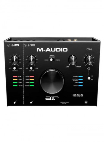 Air 192X8 2X4 2-In/4-Out USB Interface With 24-Bit/192Khz Resolution Black