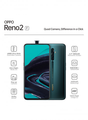 Reno2 F Dual SIM Lake Green 8GB RAM 128GB 4G LTE