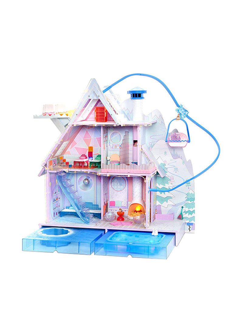 Winter Disco Chalet Doll House With 95 Surprises 9x41x30inch