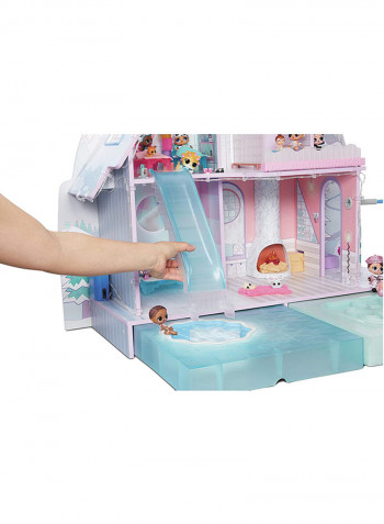 Winter Disco Chalet Doll House With 95 Surprises 9x41x30inch