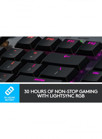 G915 Wireless RGB Mechanical Gaming Keyboard (Linear Switch)