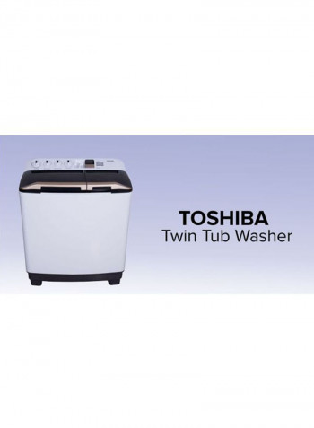 Twin Tub Washer 12 Kg 12 kg VH-H130WBB White/Black