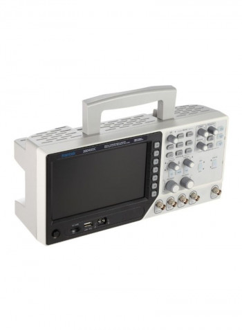 MSO 2CH Digital Storage Oscilloscope And 1 Channel Arbitrary/Function Waveform Generator Grey 38.5centimeter
