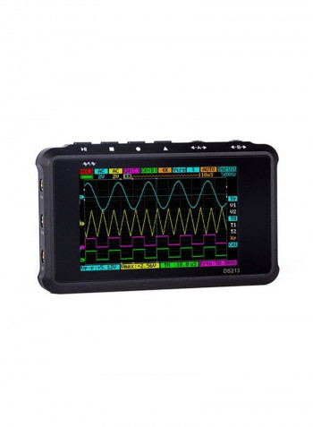 Mini Digital Ultralight USB Rechargeable Handheld Oscilloscope Kit Black 100 x 56.5 x 10.7millimeter