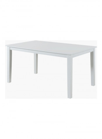 Bridgewell 6-Seater Dining Set White