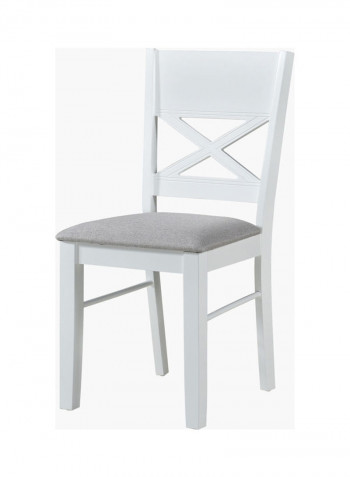 Bridgewell 6-Seater Dining Set White