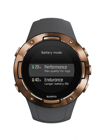 5  GPS Sportswatch Graphite Copper
