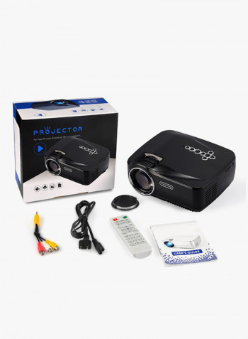 WVGA Home Entertainment Projector GM70up Black