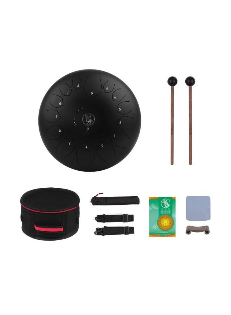 10-Piece 15-Notes C-Key Hangpan Drum With Mallets And Accesories