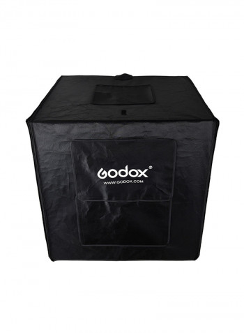 4-Piece Mini Photography Studio Shooting Tent Softbox With LED Light Board Set Black/White