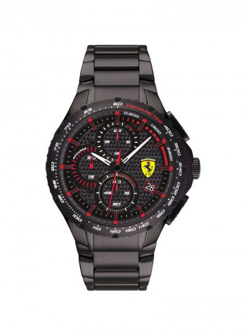 Men's Metal Quartz Chronograph Wrist Watch With Date Display 830730