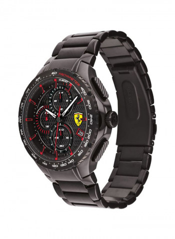 Men's Metal Quartz Chronograph Wrist Watch With Date Display 830730