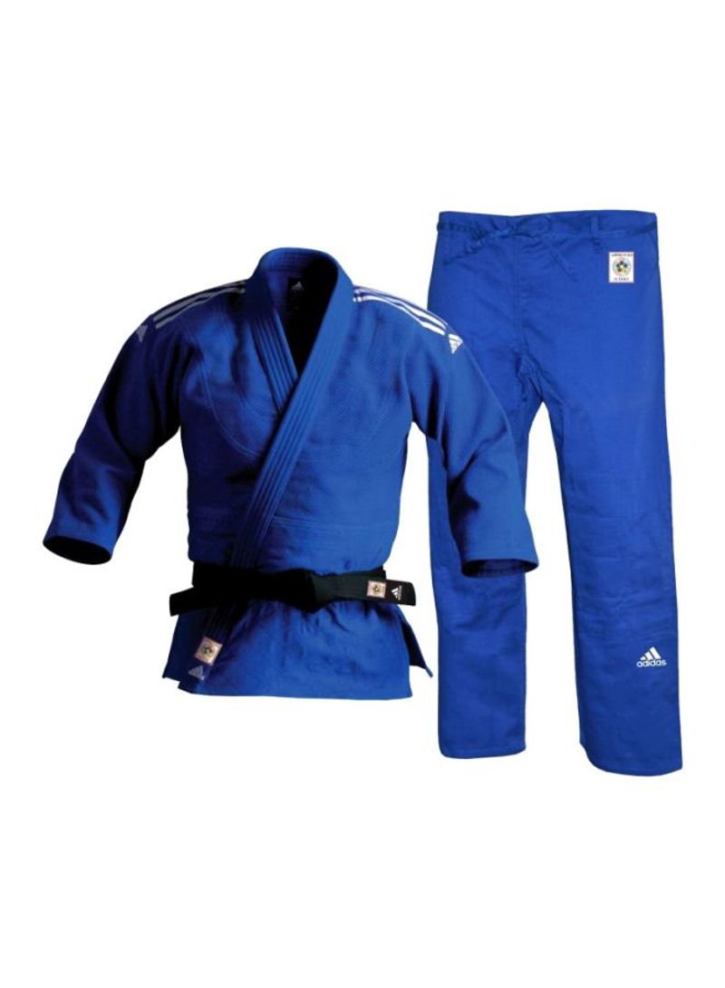 Champion II Tie-Knot Judo Suit Set Blue/Black 200cm