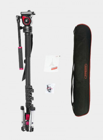 Detachable Photography Monopod 144centimeter Black