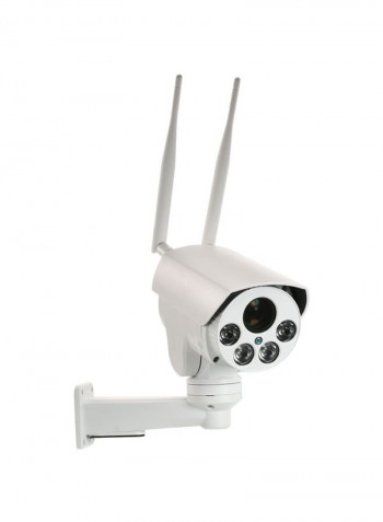 Wireless PTZ Network IR-Cut Surveillance Camera White/Black 14.5x8.8x13centimeter