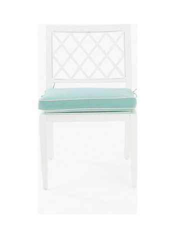 Basilone Dining Chair White/Green