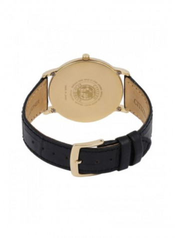 Men's Leather Analog Watch AR1113-12B