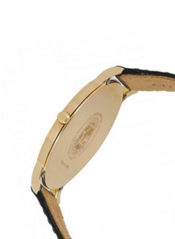 Men's Leather Analog Watch AR1113-12B