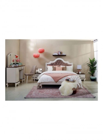 Aquarius Bed White/Brown