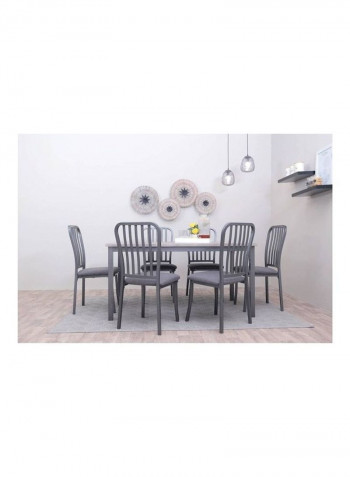 Dining Table & Chair Set Grey