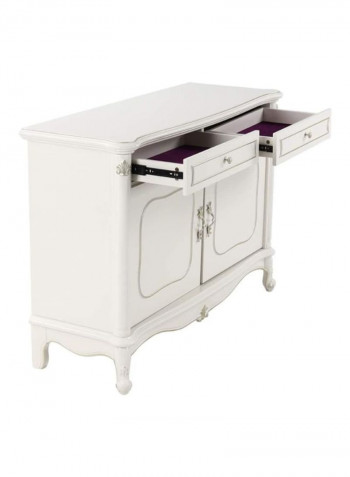 Wendy Buffet Table White 130x45x91cm