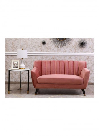 Delta 2 Seater Sofa Pink 145x81x80cm