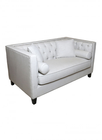 Fine 2 Seater Sofa Off White Off White 157x80x88centimeter