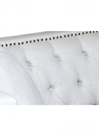 Fine 2 Seater Sofa Off White Off White 157x80x88centimeter