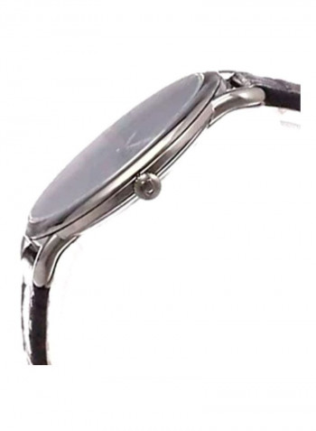 Men's Delancey Slim Leather Analog Watch 14602143