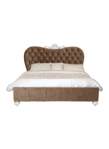 Harry King Bed Brown/White 180 x 200cm