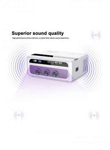 HD VGA Projector 200 ANSI Lumens CP600 White