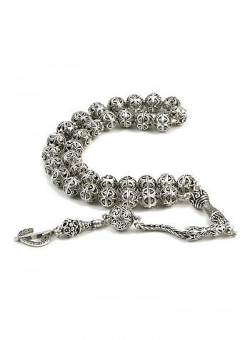Silver Filigree Prayer Beads