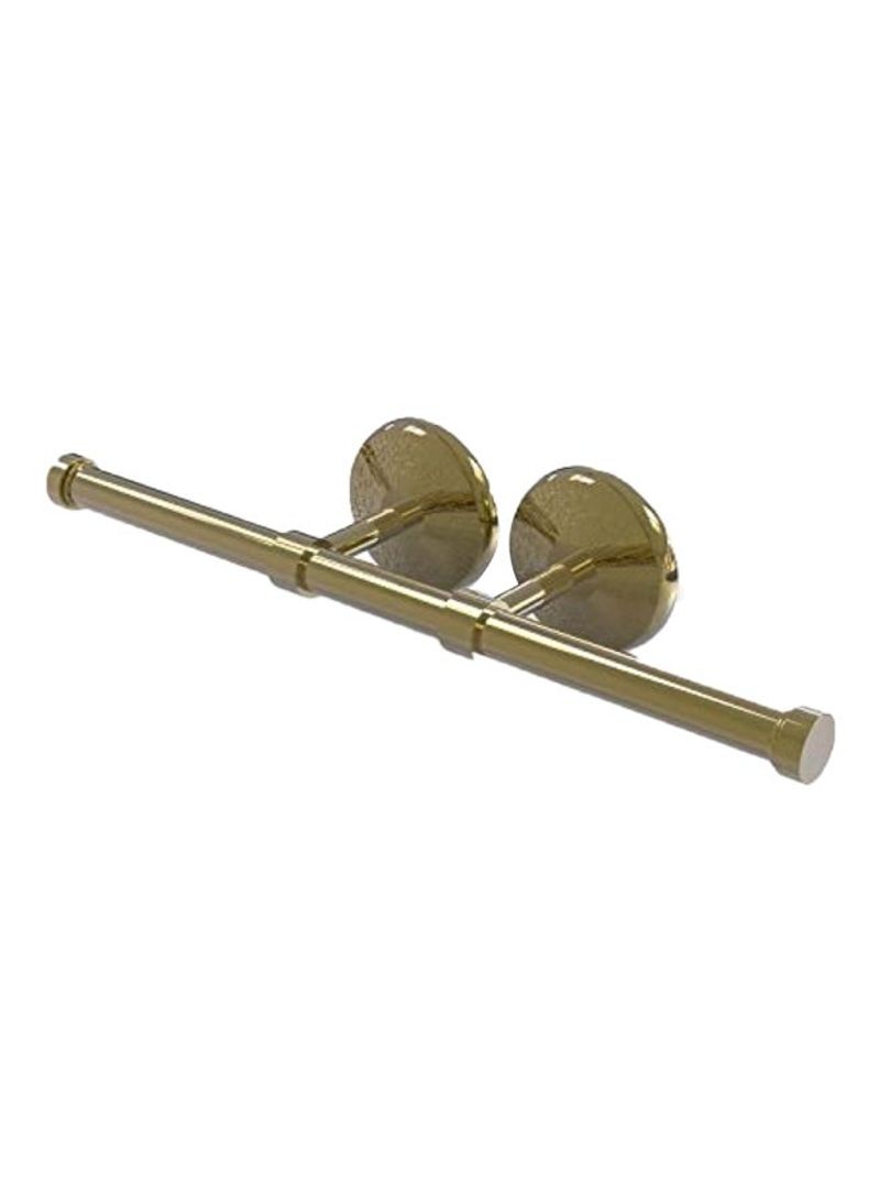 Monte Carlo Collection Double Roll Tissue Toilet Paper Holder Gold 15inch