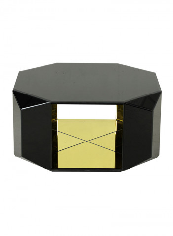 Bryce Coffee Table Black 90 x 90 x 45cm