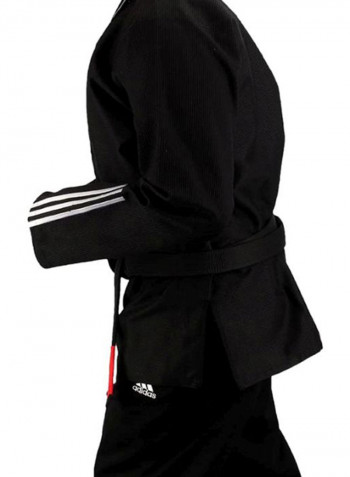 Quest Brazilian Jiu-Jitsu Uniform - Black, A4 A4